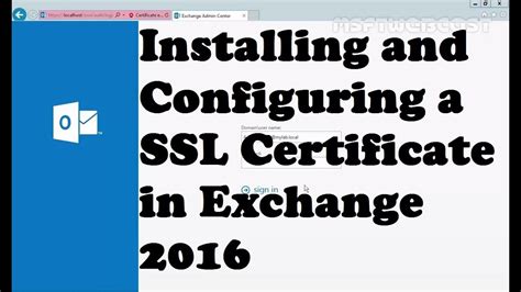 exchange 2016 ssl settings